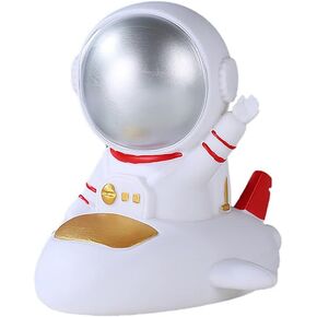Gaolinci Astronaut Vinyl Figure, Children's Piggy Bank, Drop-Resistant Coin Bank, Children's Room Decoration