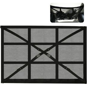 شبكة شحن، 35.83 × 24.8 بوصة مطورة (بدون ترهل) شبكة شحن سقف السيارة قابلة للتعديل، شبكة سقف السيارة، منظم تخزين سقف السيارة لملحقات التخييم في شاحنات الدفع الرباعي in Kuwait