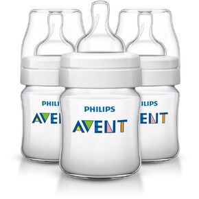 Philips Avent Anti-colic Baby Bottles Clear, 4oz, 3 Piece in Kuwait