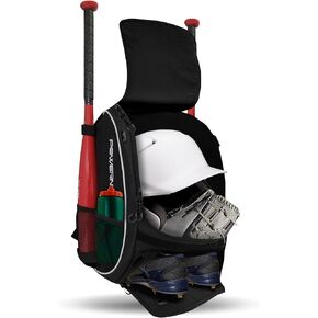PowerNet Youth Baseball Softball Equipment Backpack | T-Ball Little League | Ventilated Shoe Compartment