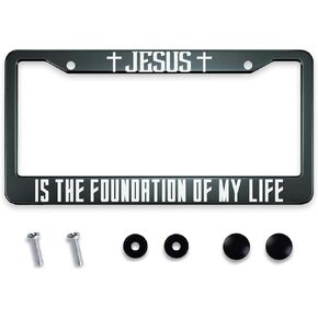 Smooffly All Paws License Plate Frame Stainless Steel Car Accessories License Plate Frames Personalized License Plate Cover Fits Standard U.S. Vehicles for Men Women 12.2 x 6.3 in