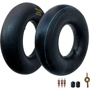 2-Pack of 4.80/4.00-8" Inner Tubes,TR13 Straight Valve Stem,High air tightness，Heavy Duty Replacement for Wheelbarrows,Mowers,Hand Truck,Carts,Utility Wagon,Trailers,and More-for 480/400-8 Wheel