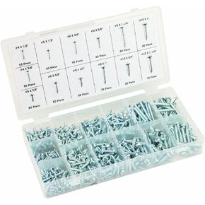 550 Piece Sheet Metal Screw Assortment