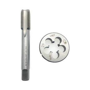 9/16-24 Tap and Die Set RH Right Hand Machine Screw 9/16-24 Threading Tool, 9/16x24 Thread Tap Die Round RH, 9/16"-24 UNEF Tap and Die RH 9/16 x 24 Tap Die Set RH