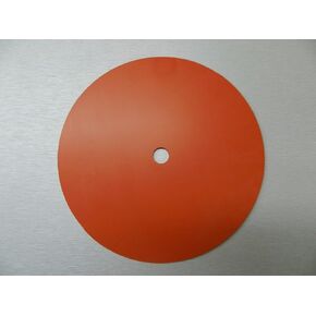 Silicone Rubber 8" Round Casting Pad Vacuum Assist Jewelry with 1" Center Hole
