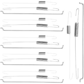 18PCS Carburetor Throttle Return Spring Linkage Kit, Linkage Cable Governor Connecting Rod Adjusting Lever Spring, Compatible with 168F/ GX160/ GX200/ 170F/ GX210 Honda Clone