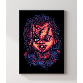 HUANNY Diamond Painting Horror Movie Diamond Art Jigsaw, 5D Full Drill Cross Stitch Embroidery Kits