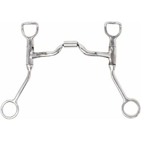 CHALLENGER Stainless Steel Comfort Jointed Low-Port Swivel Mouth Futurity Bit 35641