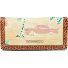 Brahmin Women's Ady Wallet, Honey Brown Copa Cabana in Kuwait