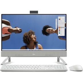 Dell Inspiron 5430 All in One Desktop - 23.8-inch FHD (1920 x 1080) Display, Intel Core 3-100U, 8GB DDR4 RAM, 512GB SSD, Intel Graphics, Windows 11 Home, Onsite Service - White