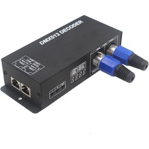 JOYLIT DMX512 LED فك تحكم 4 قنوات 4X4A 192 واط شاشة ديجيتال تيار مستمر 12 فولت-24 فولت ل RGBW 5050 3528 LED قطاع ضوء