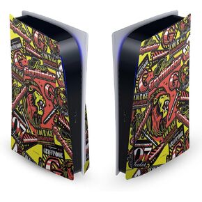 Head Case Designs Officially Licensed Harry Potter Hogwarts Crest Graphics Vinyl Faceplate Sticker Gaming Skin Decal Cover Compatible with Sony Playstation 5 PS5 Disc Edition Console