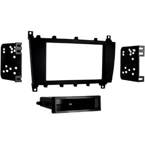 Metra 99-8721B Double or Single Din with Pocket Installation Kit for Mercedes-Benz Vehicles (Black)