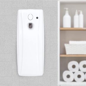 Home Wall Mounted Automatic Sprayer Indoor Automatic Air Freshener with Light Sensor Fragrance Aerosol Sprayer Programmable 7.5/15/30 Minute Timer