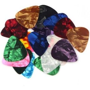 Musiclily Transparent Plastic Acoustic Electric Guitar Pick Holder Case Storage Box (Pack of 2)