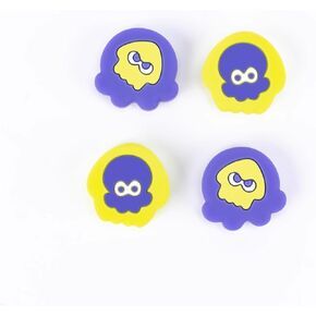 4Pcs Cute Silicone Joycon Thumb Grip Caps, Halloween Joystick Cover Compatible for Nintendo Switch