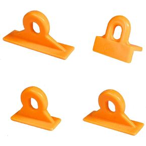 Hyamass 4Pcs Car Body Paintless Dent Removal Kit Puller Tabs Dent Repairs Tool Set Suction Cup Glue Tabs Auto Dent Puller with Hail Dent Removal Kit