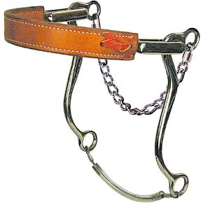 Reinsman 951 Mechanical Hackamore with Flat Leather Nose; Stage C