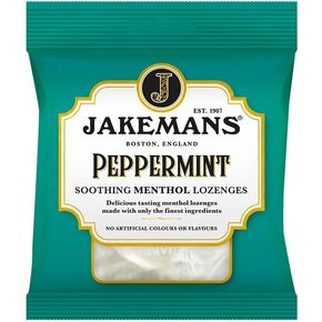 Jakemans أقراص للحلق والصدر، المنثول والسعال والنعناع 100 جرام (عبوة من 6 قطع) in Kuwait