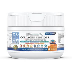 KAPPA NUTRITION Collagen Complex - Type I, II, III, V, X, Grass Fed, Non-GMO, 30 Servings in Kuwait