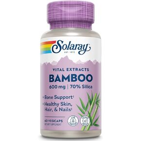 Bamboo Extract - 70% Silica - Guaranteed Potency - 300 MG (60 Capsules)