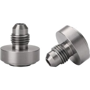 4AN Male Steel Weld On Bung Fitting Adapter 2PCS