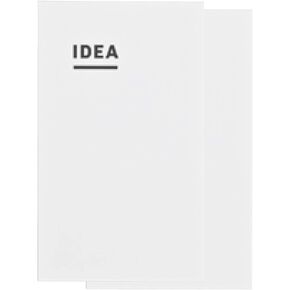 Kokuyo JIBUN_TECHO IDEA Notebook, A5 Slim Size(8.3" x 4.9"), 3mm Grid Ruled, 40 Sheets, Thin Paper, Pack of 2, Japan Import (NI-JCA3)