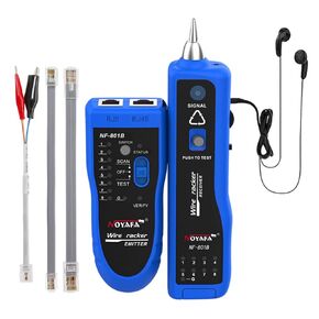 NOYAFA Wire Tracker RJ11 RJ45 Tester Line Finder, Ethernet LAN Multifunction Anti-Interference Network Cable Tester for Network Maintenance Collation, Telephone Line Test