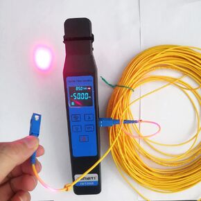 Active Optical Fiber Identifier Live Fiber Cable Tester Traffic Detector with Fiber Optic Power Meter Visual Fault Locator 10mw VFL