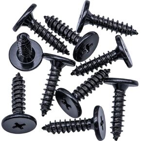 Rexka 10pcs Bumper Cover Fender Liner Splash Shield Screw Retainer 90103-TA0-000 Compatible with Honda Acura Accord Civic CR-V CR-Z Crosstour Fit HR-V Insight Odyssey Passport Pilot Ridgeline