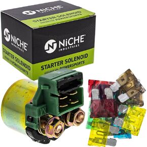NICHE Starter Solenoid Relay Switch for Honda 35850-MK3-671 Goldwing 1500 CB400F 35850-MT8-003