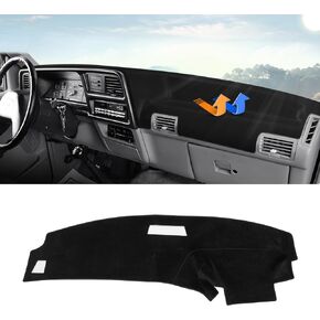 Autorder Dashboard Cover Mat for 1989-1994 Ford Ranger/ 1991-1994 Mazda Navajo & Ford Explorer/ 1989 1990 Ford Bronco II Accessories Dash Cover Upgrade Velvet Dash Mat Sunshade Glare UV Rays Protector