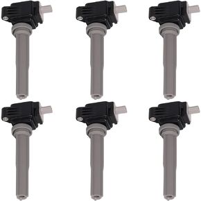 ENA Set of 6 Ignition Coil Compatible with Ford Lincoln Edge F-150 Fusion Continental MKX MKZ 2.7L 3.0L Replacement for FT4E12A366EA UF773