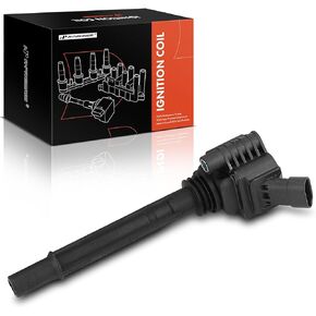 A-Premium Ignition Coil Pack Set of 4 Compatible with Dodge Dart L4 1.4L Turbo 2013-2016 Fiat 500 L4 1.4L Turbo SOHC 2012-2017