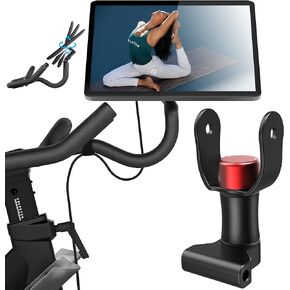 360 ° Rotate Screen Monitor Adjuster for Peloton Bike Up&Down Tilt Peloton Bike Screen Swivel Pivot Screen Adapter Attachment Aviation Aluminum Sturdy Hold Chic Design