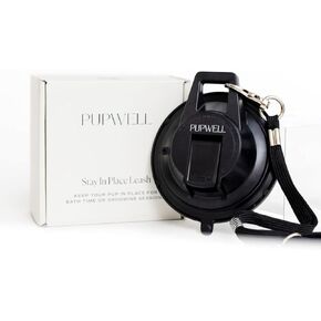 Pupwell Stay in Place and Heavy Duty Suction Cup Dog Leash to Keep Them in Place for Bath Time and Grooming with an Adjustable Loop