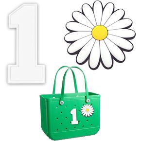 YIXIPAZH 2PCS Number Charms for Bogg Bag Insert Decorative Bogg Bag Charms, Compatible with Bogg Bag Original All Models, 2PCS Charms for Bogg Bag Accessories Charms Set for Handbag Beach Tote Bag