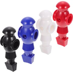 Homoyoyo 4pcs Foosball Men Replacement, Football Players Parts Foosball Man Table Player Football Machine Accessories