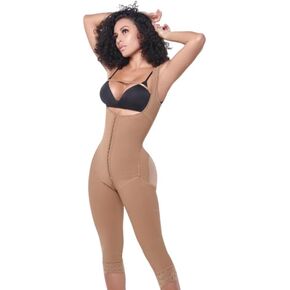 Stage 2 Colombian BBL Faja- Post Surgical Recovery Shapewear For Tummy Tucks Lipo360 or BBL Compression Garment Long Leg