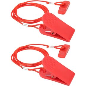 Yosoo Treadmill Safety Key 2PCS Universal Treadmill Key Replacement, Magnet Treadmill Key Rectangle Safety Key for Treadmill, Running Machine Key Magnet Treadmill Key Replacement