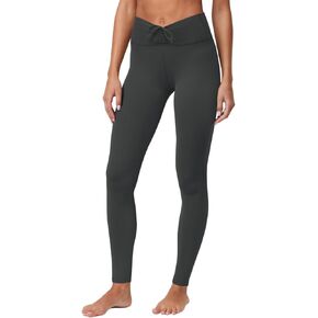 REORIA Womens High-Waisted with Adjustable Drawstring Full Length Yoga Pants Stretchy Workout Lounge Legging 28''