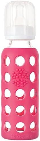 Lifefactory 9oz Glass Baby Bottle 4pk (Raspberry/Papaya/Kale/Grape) in Saudi Arabia