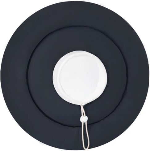 Pawfun Soft Dog Cone Alternative After Surgery,Comfortable Dog Recovery Collars Cones for Small Dogs,Grey m8 4.30 in Kuwait