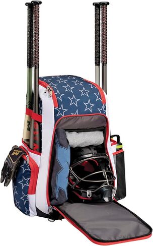 Miken | Deluxe Backpack Equipment Bag | Slowpitch Softball | Multiple Styles in Saudi Arabia