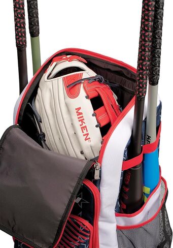 Miken | Deluxe Backpack Equipment Bag | Slowpitch Softball | Multiple Styles in Saudi Arabia