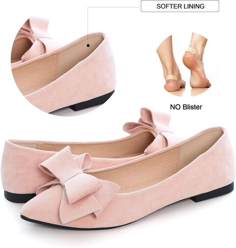 Dear Time Women's Casual Flats Bowknot Pointed Toe Ballet Flats Dressy Bridal Shoes Slip Ons Loafers for Women Comfortable Shoes in Saudi Arabia
