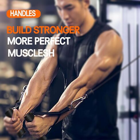 مقابض تمارين الصالة الرياضية شديدة التحمل، مقابض آلة الكابلات، مقابض استبدال بكرة آلة الكابل، أنظمة البكرة، البيلاتيس، أشرطة المقاومة، مقابض مقاومة للعرق لمدرب القوة in Kuwait