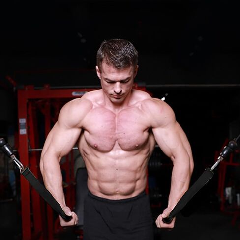 مقابض تمارين الصالة الرياضية شديدة التحمل، مقابض آلة الكابلات، مقابض استبدال بكرة آلة الكابل، أنظمة البكرة، البيلاتيس، أشرطة المقاومة، مقابض مقاومة للعرق لمدرب القوة in Kuwait