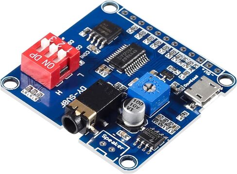 4Pcs Voice Sound Playback Module Board MP3 Player 5W Music Player Voice Serial Control Trigger Amplifier Class D Board in Saudi Arabia