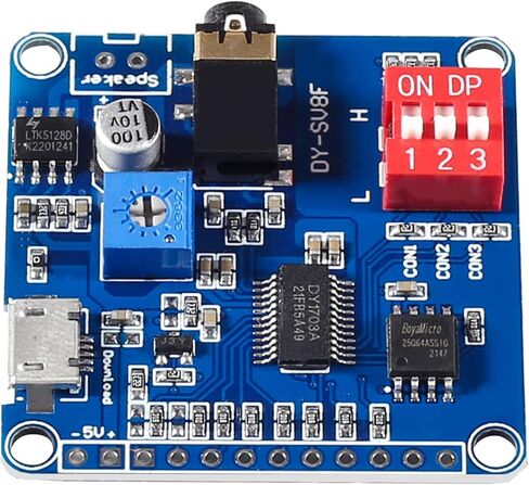 4Pcs Voice Sound Playback Module Board MP3 Player 5W Music Player Voice Serial Control Trigger Amplifier Class D Board in Saudi Arabia